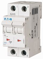 Автоматический выключатель 40А, кривая отключения D, 2 полюса, откл. способность 10 кА, PL7-D40/2 | код 263385 | EATON