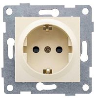 Механизм розетки 1-местн. с/з СП Ugra 16А IP20 250В. беж. | код С11Р3-003 | GUSI