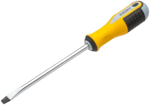 Отвертка ''Старт'', CrV сталь, прорезиненная ручка 8х150 мм SL | код 55189 | FIT