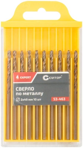 Сверло по металлу Cutop EXPERT, 2х49 мм (10 шт) | код 53-463 | FIT фото 3