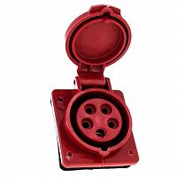 Розетка стационарная внутренняя 415 3Р+РЕ+N 16А 380В IP44 | код. ps-415-16-380 | EKF