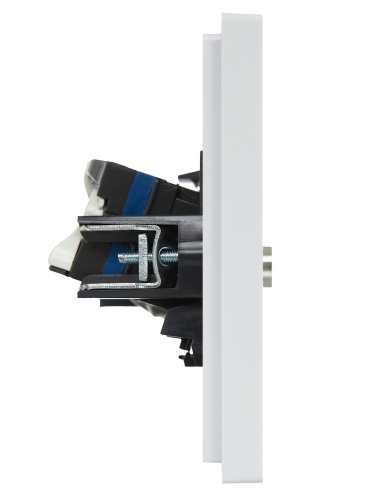 FORTE&PIANO Роз. двойная TV+RJ45 кат.6 FP237 бел. IEK | код FP-AK20-2-K01 | IEK фото 3 FORTE&PIANO Роз. двойная TV+RJ45 кат.6 FP237 бел. IEK | код FP-AK20-2-K01 | IEK фото 3