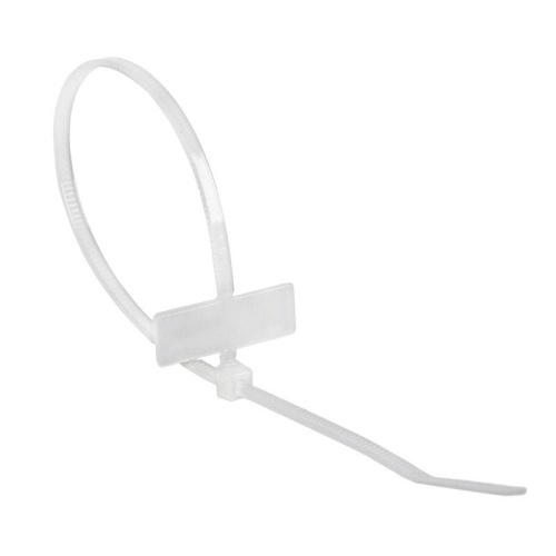 Хомут кабельный 2.5х200 нейл. под маркер бел. (уп.100шт) | код 07-0206 | Rexant Хомут кабельный 2.5х200 нейл. под маркер бел. (уп.100шт) | код 07-0206 | Rexant