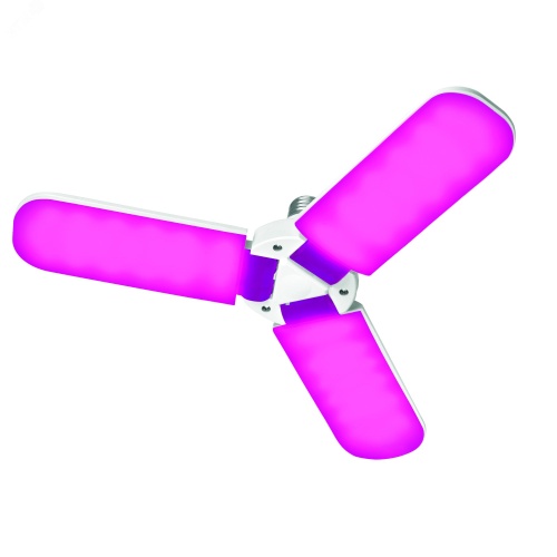 LED-P65-24W/SPSB/E27/FR/P3 PLP32WH Лампа светодиодная для растений. Форма P лепестковая, матовая. Спектр для рассады и цветения. Картон. ТМ | код UL-00007407 | Uniel