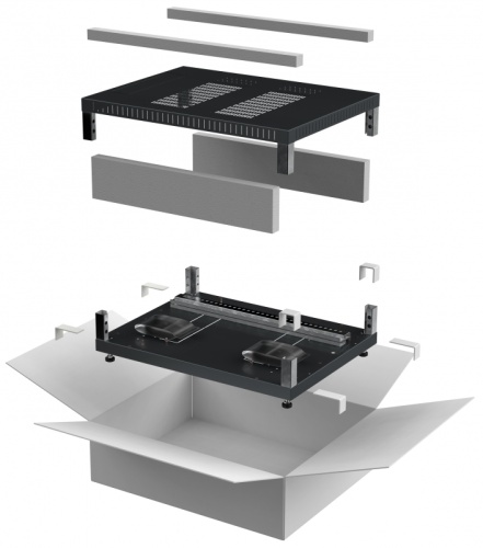 ITK LINEA E Компл. осн. и крыша 600х600мм шкафа 18-47U чер. | код LE05-XXX66-X | ITK by IEK
