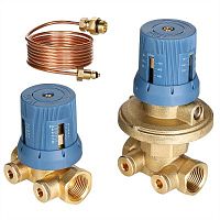 Автоматич. регулятор перепада давл. в компл. с запорно-регулировочным клапаном, 1/2" 50-300 mBar | код. VT.040.G.30004 | VALTEC