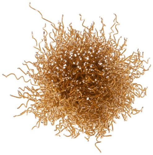 Щетка для дрели, Чашка, латунированная витая проволока 0,3 мм, 25 мм, блистер, Profi | код 82-918 | FIT фото 6