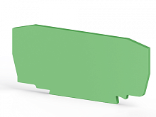 446 342, Концевой сегмент на клеммники YBK6, (зеленый), NPP / YBK 6 | код 0.0.0.4.46342 | KLEMSAN