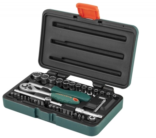 S68H2141S Набор головок торцевых 1/4DR Super Tech, 41 предмет | код S68H2141S | JONNESWAY S68H2141S Набор головок торцевых 1/4DR Super Tech, 41 предмет | код S68H2141S | JONNESWAY