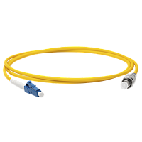 Патч-корд оптический LANMASTER, LSZH, симплексный, LC/UPC-FC/UPC, SM OS2, 12 м | код LAN-LC-FC/SU-12 | LANMASTER