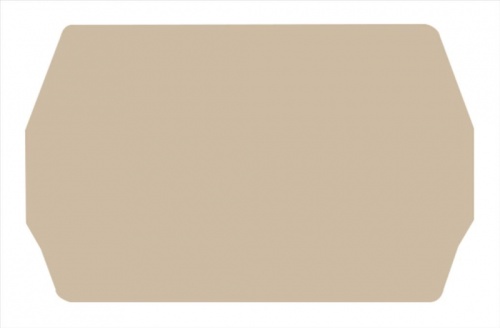 450 280, Концевой сегмент на клеммники CPB 6, (бежевый), NPP / CPB 6 | код 0.0.0.4.50280 | KLEMSAN