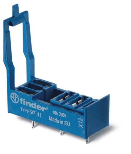 Розетка для монтажа на плате для реле 46.61 | код 9711 | Finder