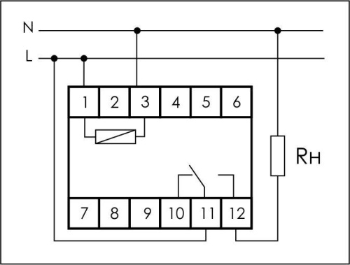 Реле времени PCA-512U | код EA02.001.002 | Евроавтоматика F&F