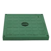 Крышка распределительной коробки 200x200мм, глухая, пластик, зелёный цвет | код CP202025 | CETINKAYA PANO