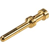 Вилочный обжимной контакт REVOS, диаметр контакта 2,5 мм, сечение обслуживаемых проводников 0,5 мм кв., тип покрытия контактов: золото | код 05.543.7001.0 | Wieland