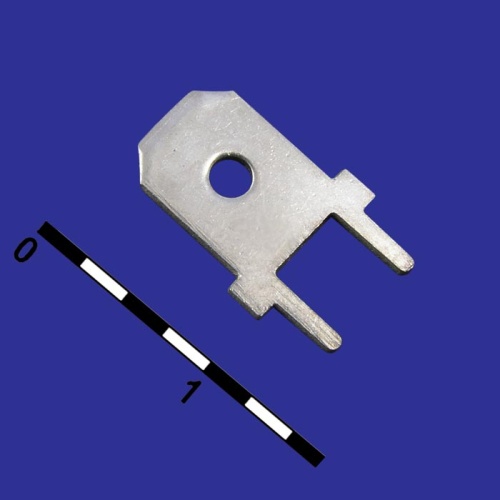 Клемма ножевая на плату RUICHI DJ610-6.3, 6.3 мм | код 72266 | Ruichi Клемма ножевая на плату RUICHI DJ610-6.3, 6.3 мм | код 72266 | Ruichi