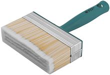 Макловица искусственная светлая щетина пластиковый корпус полая ручка "мини" 40х140мм FIT 01639