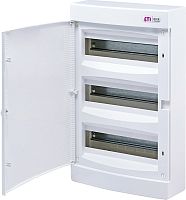 Щит наружн. распределительный ECT 36PO (36мод.белая дверь), пластик | код 001101009 | ETI