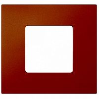 Рамка 1 пост 27 PLAY, оранжевый артик | код. 2700617-082 | Simon