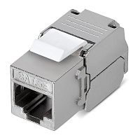 Модуль Keystone Jack RJ-45(8P8C), FTP экранированный, CAT 5e, тип 180 градусов, самозажимной REXANT PRO | код 02-0071 | REXANT