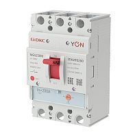 Авт. выкл. YON MGS250 3P 160-200A 25kA | код MGS250M-3TAMF0200 | DKC