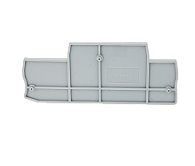 Заглушка торцевая для двухуровневых пружинных клемм 4 мм2, серая (упак. 20 шт.) MTS-PD4 | код 88338 | MEYERTEC