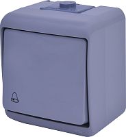 Кнопка звонок (серый) (IP54) VHE-4-SR | код 004668063 | ETI