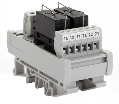 184 232, Релейный модуль двойной RMG 2-4 (24V AC/DC, 2 C/O, 5 A.) | код 0.0.0.1.84232 | KLEMSAN 184 232, Релейный модуль двойной RMG 2-4 (24V AC/DC, 2 C/O, 5 A.) | код 0.0.0.1.84232 | KLEMSAN
