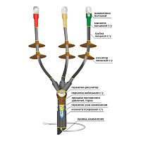 Муфта кабельная концевая наружн. установки 10кВ КНТп 3х(150-240мм) без наконечн. Нева-Транс Комплект 22020118