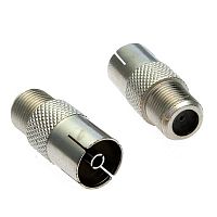 Разъём высокочастотный RUICHI FF-TV-F, обжимной | код 96633 | Ruichi