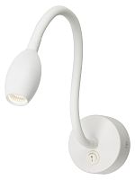 Спот на гибком основании СГС-02, 3 Вт, COB, 270 лм, 4000 К, IP20, Эрика, с выкл., белый, TDM | код SQ0358-0382 | TDM