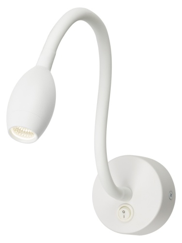 Спот на гибком основании СГС-02, 3 Вт, COB, 270 лм, 4000 К, IP20, Эрика, с выкл., белый, TDM | код SQ0358-0382 | TDM