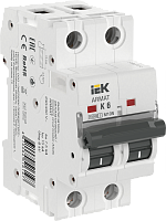 ARMAT Авт. выкл. M10N 2P K 6А IEK | код AR-M10N-2-K006 | IEK