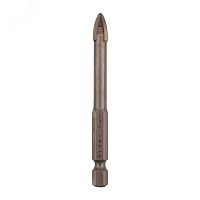 Сверло по стеклу и керамике 8 мм 4 грани шестигранный хвостовик | код KR-91-0650 | Kranz