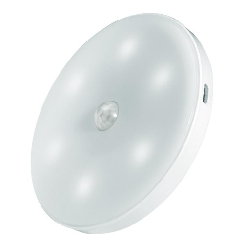 Светильник светодиодный TS8-L1W-Accu 6 LED беспроводной PIR-датчик магнитное крепл. литиевый аккум. зарядка USB | код 5037649 | JazzWay