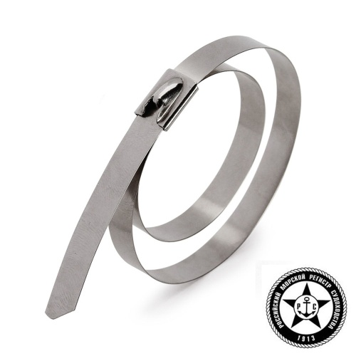 Стяжки стальные СКС-2 (304) 7,9*400 (Fortisflex) | код 74981 | Алюр