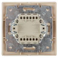 Переключатель Intro Plano 1-103-03 одноклавишный 10А-250В, IP20, СУ, алюминий | код Б0053746 | ЭРА