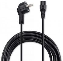 Кабель Buro IEC C5 (3-pin) Евровилка 3м (BU-PCAB-3-3PIN) | код 1856214 | BURO