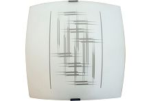 Светильник НПБ-09-60-003 М83 Элегант матовый белый клипсы штамп металлик ИУ | код 1005205729 | Элетех