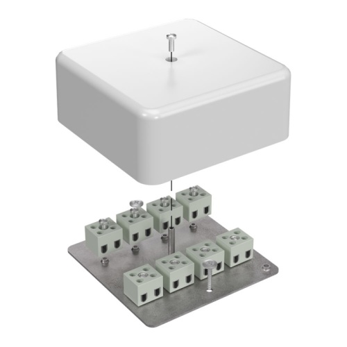 Коробка огнестойкая для кабель-канала 40-0470-FR6.0-16 Е15-Е120 103х103х45 RAL9003 (22 шт/кор) Промрукав | код 40-0470-FR6.0-16 | ПРОМРУКАВ Коробка огнестойкая для кабель-канала 40-0470-FR6.0-16 Е15-Е120 103х103х45 RAL9003 (22 шт/кор) Промрукав | код 40-0470-FR6.0-16 | ПРОМРУКАВ