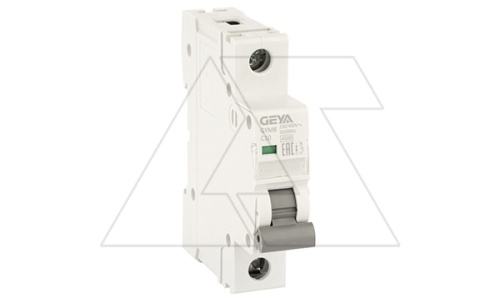 Авт. выключатель GYM8-1P-10C, 1P, 10A, хар-ка C, 4,5kA, 1M | код GYM81P10C | GEYA