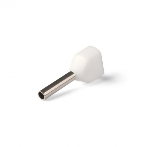 НШВИ(2) сечение 0,5 мм?, длина 8 мм, белые (100 шт/уп) Промрукав | код PR08.10419 | ПРОМРУКАВ