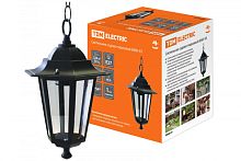 Светильник 6060-05 садово-парковый шестигранник, 60Вт, подвес, черный TDM | код SQ0330-0005 | TDM