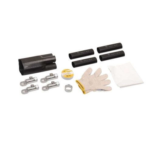 Комплект муфты концевой ПКВтп внутренней установки 5х16/25 без наконечников ПВХ/СПЭ изоляция 1кВ IEK UZM-XLK1-VN5-1625X Комплект муфты концевой ПКВтп внутренней установки 5х16/25 без наконечников ПВХ/СПЭ изоляция 1кВ IEK UZM-XLK1-VN5-1625X