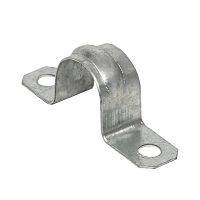 Скоба металлическая однолапковая d16-17 мм (10 шт) PROxima | код sm-1-16-17-r | EKF