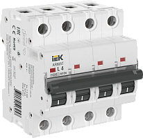 ARMAT Авт. выкл. M10N 4P L 4А IEK | код AR-M10N-4-L004 | IEK