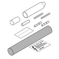Термоусаживаемый набор JLP для соединения силового кабеля с греющим кабелем | код 139433-000 | Raychem