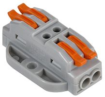 Клемма строительно-монтажная СМК 222-4122P (уп.4шт) | код UKZ20-4122P-004 | IEK