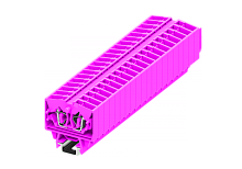 254369 Клемма TB 1-1 проходная на малую DIN-рейку SP15, фронт.подключение, сеч. 2.5мм2, розов. , шт | код 254369 | SUPU