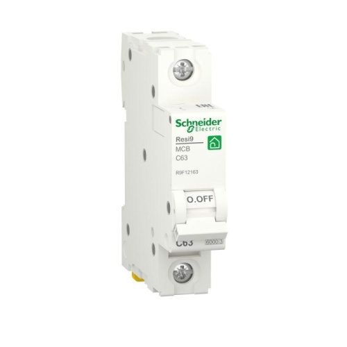 Выключатель автоматический RESI9 (АВ) С 63А 1P 6000А | код. R9F12163 | Schneider Electric